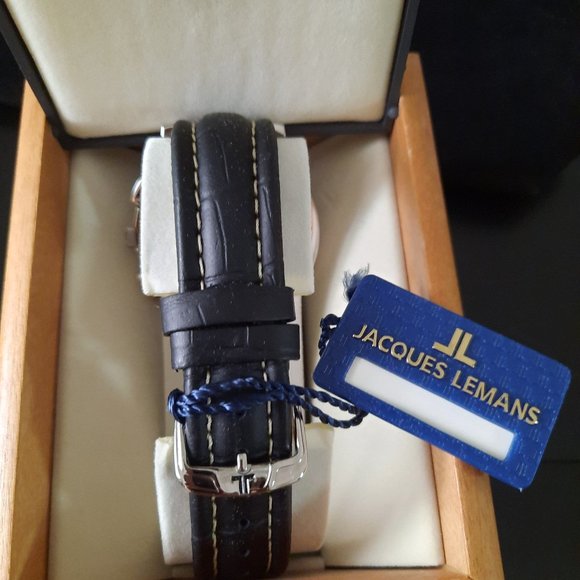 Vintage Jacques Lemans Chronograph Watch NIB - Picture 5 of 8